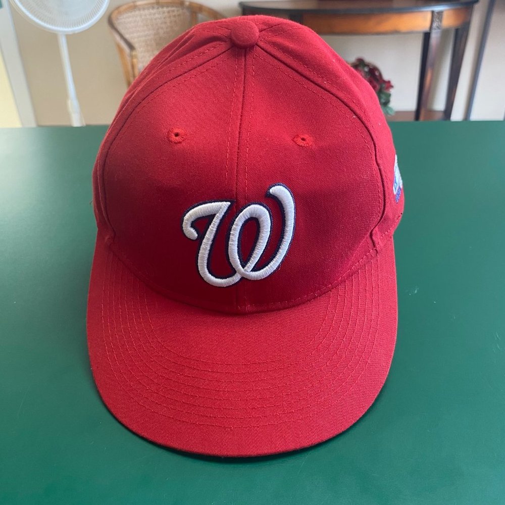 Red Team MLB OC Sports Washington Nationals Youth Adjustable Sizing Baseball Cap
